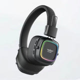 Lelisu LS-258 Wireless Stereo Headphones | Bluetooth 5.4 Over-Ear Headset with Type-C Charging & LED Lights