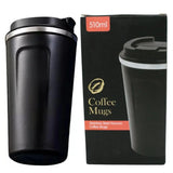 Black 510ML Stainless Steel Vacuum Insulated Thermos Flask Travel Mug with Temperature Display