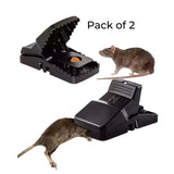 Pack of 2 | Heavy Duty Plastic Mouse Trap | Reusable Mouse Catcher | Best Quality Rodent Trap