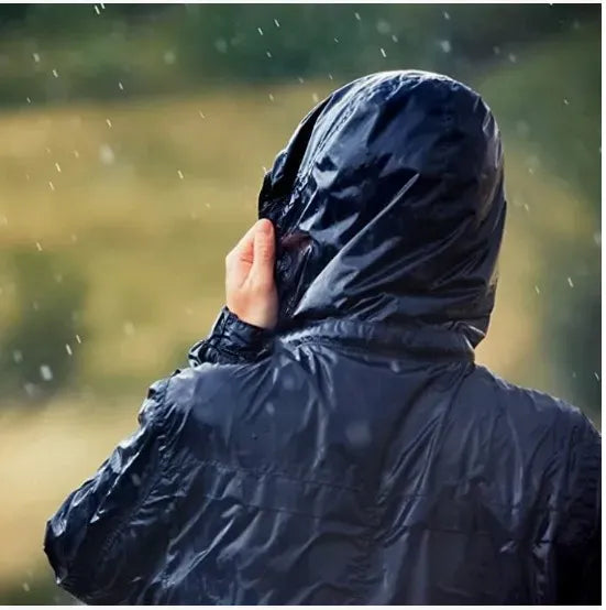 2 Piece Royal Bedding Rain Suit – Waterproof Rain Coat With Trouser And Cap For Men And Women (random Color)