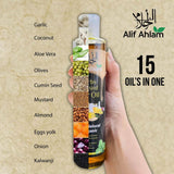 Alif Ahlam Herbs Infused Hair Oil | 100% Natural Organic Oils & Herbs