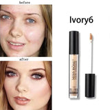 MISS ROSE Liquid Concealer | Ivory 6 | Waterproof High-Coverage Formula (5ml)