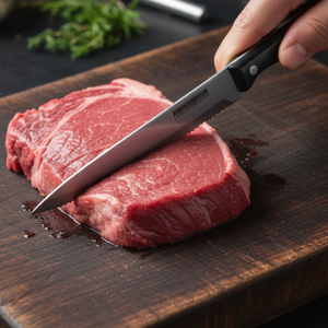 3-piece Kitchen Knives Set – Black | Non-stick Coating, Ergonomic Anti-slip Handles, Perfect For Chopping, Slicing & Dicing | Dishwasher Safev