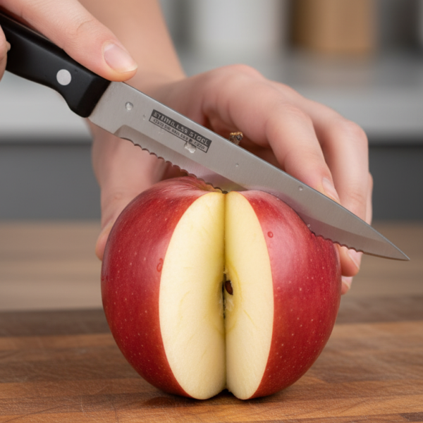 3-piece Kitchen Knives Set – Black | Non-stick Coating, Ergonomic Anti-slip Handles, Perfect For Chopping, Slicing & Dicing | Dishwasher Safev