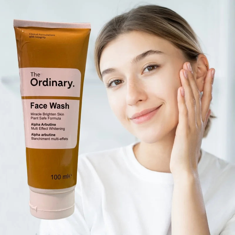 Ordinary Face Wash with Alpha Arbutin | Hydrating Cleanser for All Skin Types (100ml)