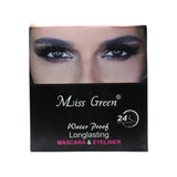 Miss Green FIT ME Waterproof Mascara & Eyeliner | 2-in-1 Long-Lasting Eye Makeup Duo