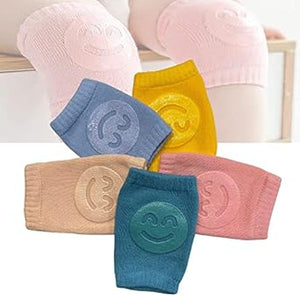 02 Pcs ( Pair ) – Soft & Protective Baby Knee Pads – Cushioned Support For Crawling Infants & Active Toddlers – Random Color