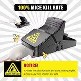 Pack of 2 | Heavy Duty Plastic Mouse Trap | Reusable Mouse Catcher | Best Quality Rodent Trap