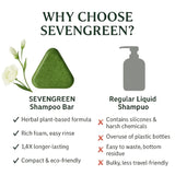 Nature Triangle Shampoo Bar | Plant-Based Herbal Hair Growth Soap | Calming, Strengthening & Eco-Friendly