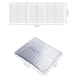 3-Sided Oil Proof Aluminum Foil Splatter Guard | Foldable Heat Insulation for Kitchen Stove | Silver