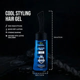 ECRIN Cool Styling Hair Gel 280ml with Active Collagen Strong Hold & Cool Fresh Effect