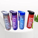 Red Stylish Water Sport Bottle 1000ml with Straw | Leakproof BPA-Free Hydration Bottle for School, Gym & Travel