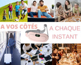 Digital Period Heating Pad & Vibrating Belt | 3 Heat Levels, 4 Massage Modes ��� Fast Relief for Menstrual