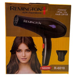 Remington Hair Dryer R-6010 Professional Ionic Dryer with 3 Speed Settings and DC Strong Motor