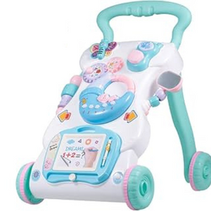 Multifunctional Baby Walker with Music, Lights, Adjustable Height & Foldable Design Premium Quality with Toys & Gadgets
