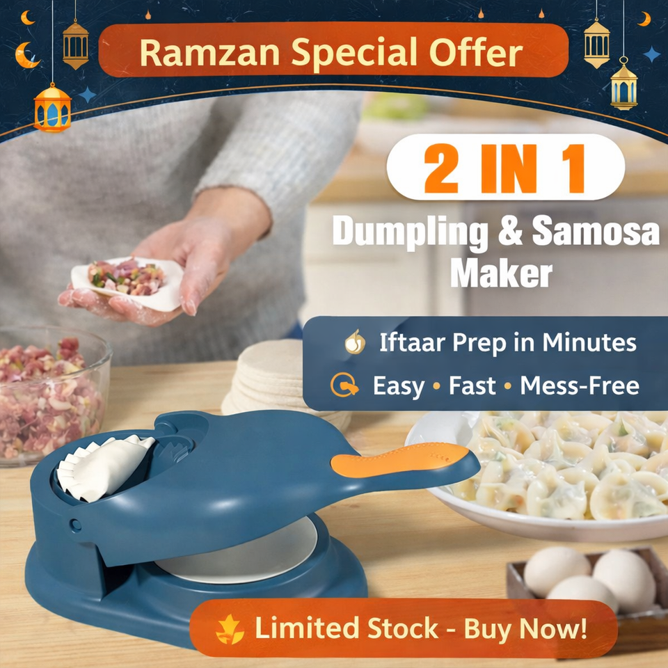 Samosa Pastry Dough Maker Dumpling Maker Dumpling Mold Dumpling Press Machine Dumpling Maker Mould Kitchen Hand Dumpling Making Tools (Ramzan Offer Only Free Delivery)