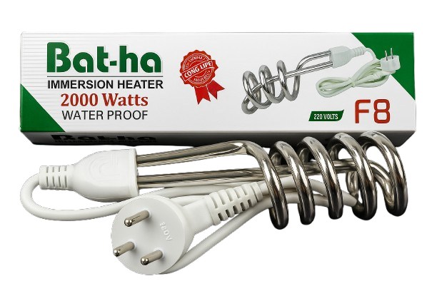 Bat-ha Immersion Heater Rod 2000 Watts (Shockproof & Waterproof) – Model F8