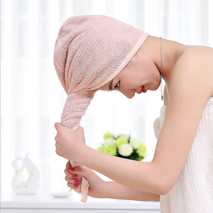Hair Dryer Cap Towel Wrap Towel Quick Dry Cap Towel 100% Cotton Turban