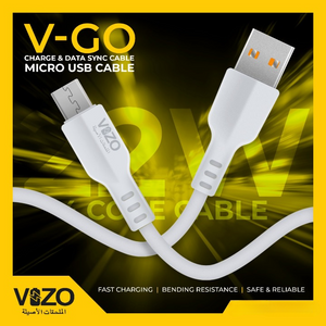 V-go Android Cable | Fast Data Cable Safety Fast Charging | Best Quality Android Cable