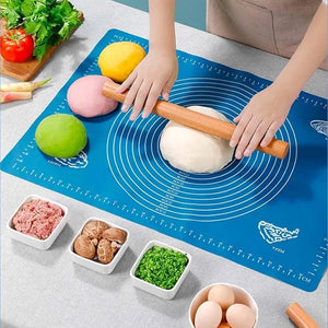 Big Size Silicone Roti Mat – Non-Stick, Reusable Dough Rolling Mat for Roti, Chapati, Pizza & Baking
