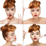 Huada Beauty Makeup Brush Set ��������� 12-Piece Professional Makeup Tool Kit | Soft, High-