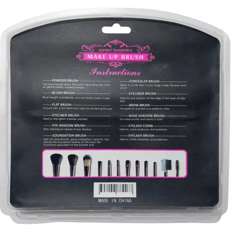 Huada Beauty Makeup Brush Set ��������� 12-Piece Professional Makeup Tool Kit | Soft, High-