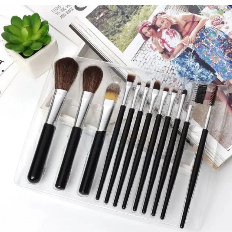 Huada Beauty Makeup Brush Set ��������� 12-Piece Professional Makeup Tool Kit | Soft, High-