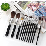 Huada Beauty Makeup Brush Set ��������� 12-Piece Professional Makeup Tool Kit | Soft, High-