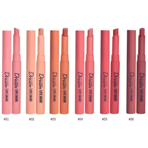 Hengfang Matte Dream Lipstick Set 6-Piece Long-Lasting Nude Shades |