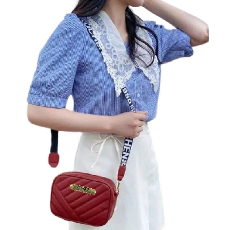 Maroon Leather Handbag for Girls & Women | Stylish Shoulder & Crossbody Bag | Daily Use & Gift