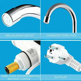 Electric Instant Heating  Faucet  | Digital Temperature Display | Plastic handle |  Kitchen & Bathroom Hot Water Tap