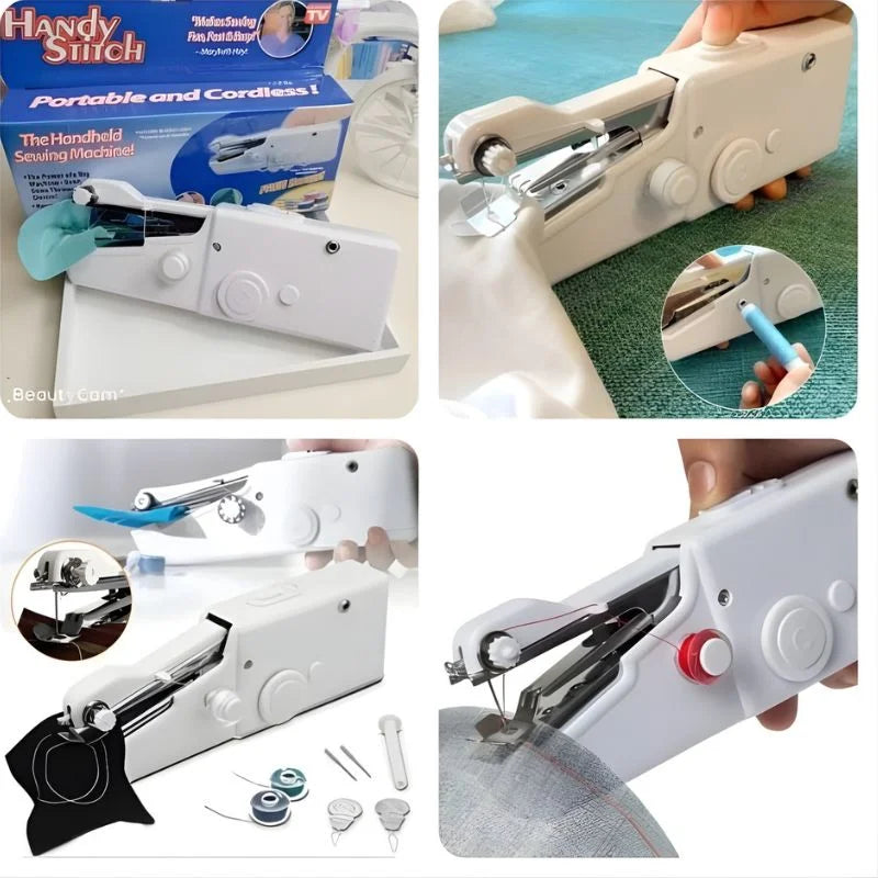 Handy Stitch Portable Cordless Sewing Machine | Quick Fabric Repairs & Easy Stitching Tool