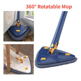 360 Twist Triangle Mop Window Glass For Home Toilet Bathrrom Floor Household Cleaning Ceiling Dusting manual mop