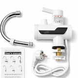 Electric Instant Heating  Faucet  | Digital Temperature Display | Plastic handle |  Kitchen & Bathroom Hot Water Tap