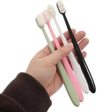 Nano Toothbrush with Travel Case | Ultra Soft Micro-Nano Bristles | For Sensitive Gums, Adults & Kids | Parrot Color