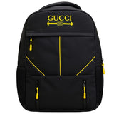 Multi-Functional Travel Backpack | Business Daypack with Laptop Compartment | Black & Yellow