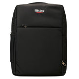 Slim Business Laptop Backpack | Lightweight Travel & Office Bag with Multi-Pockets | Black