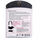 High-Security Gembok Alarm Lock | Waterproof Siren Padlock for Bike, Scooter & Door Protection