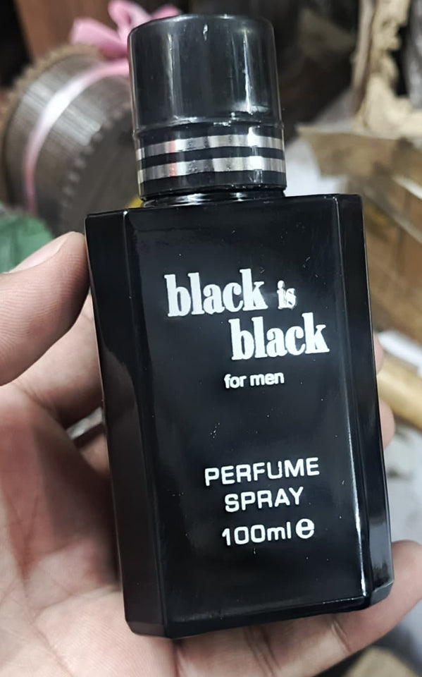 Black Is Black Perfume For Men | Best Quality Perfume For Men | Eau De Parfum – 100ml – 80% Vol – 3.3floz