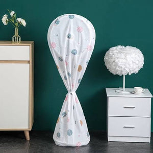 Fan Cover High Quality Dustproof All-inclusive Electric Fan Dust Cover Household Floor Fan Cover Protective Cover Stand Fan – 01 Pcs – Random Print