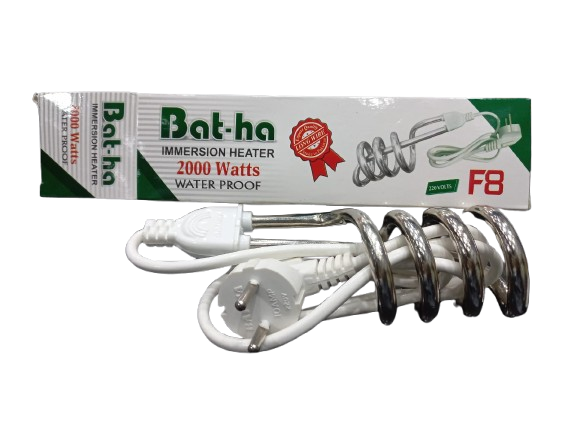 Bat-ha Immersion Heater Rod 2000 Watts (Shockproof & Waterproof) – Model F8