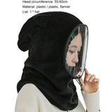 Winter face hoody Women Ear Cap Lightweight Full Protection Thick Cap