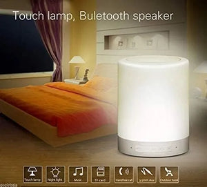 Wireless Bluetooth Touch Lamp Portable Stereo Bass Speaker compatable for All Android and iOS Smart Phone and Window laptops