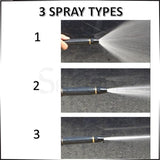 Metal High-Pressure Adjustable Nozzle Water Spray Gun | Durable for Multiple Uses