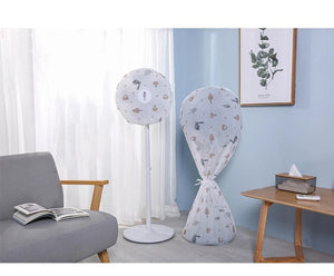 Fan Cover High Quality Dustproof All-inclusive Electric Fan Dust Cover Household Floor Fan Cover Protective Cover Stand Fan – 01 Pcs – Random Print