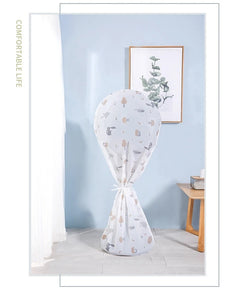 Fan Cover High Quality Dustproof All-inclusive Electric Fan Dust Cover Household Floor Fan Cover Protective Cover Stand Fan – 01 Pcs – Random Print