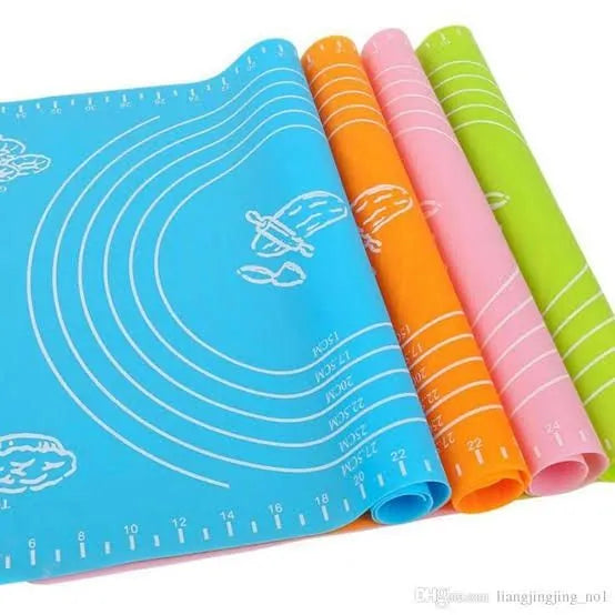 Big Size Silicone Roti Mat – Non-Stick, Reusable Dough Rolling Mat for Roti, Chapati, Pizza & Baking