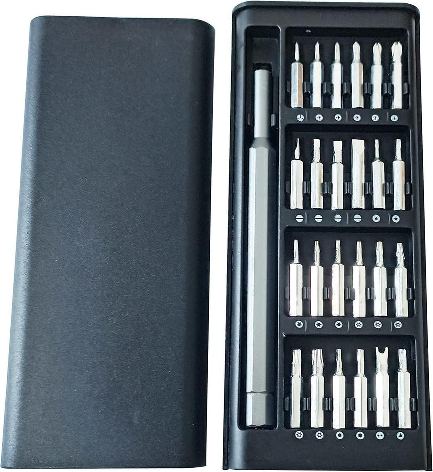 Precision Screwdriver Set with Case 24 in 1 Magnetic Mini Screwdriver Kit for Phones Computers Watches Glasses Game Consoles Camerasv