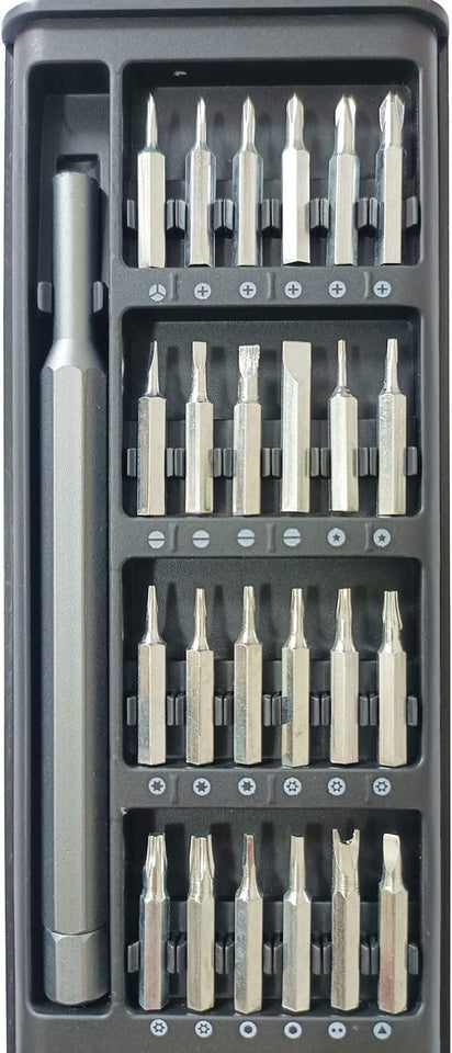 Precision Screwdriver Set with Case 24 in 1 Magnetic Mini Screwdriver Kit for Phones Computers Watches Glasses Game Consoles Camerasv
