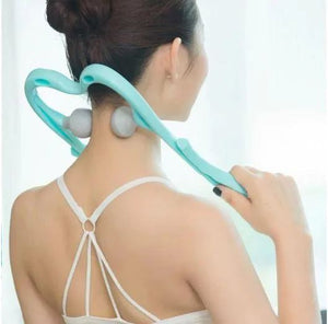Pressure Point Therapy Massager Comfortable Neck Massager Roller Shoulder Back Pain Ball Deep Tissue Dual Trigger Point Lightweight Portable
